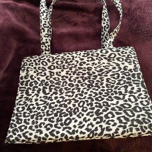 Black and White Cheetah Handbag